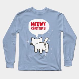 Meowy Christmas Catmas Long Sleeve T-Shirt